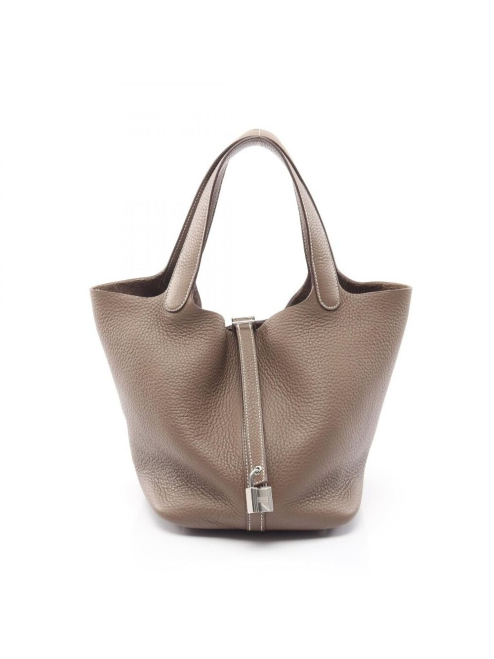 Hermes Handbag Picotin Lock MM Etoupe